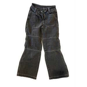 Shein Mid Rise Flared Bell Bottom Black Jeans Woman Size S